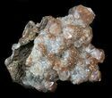 Beautiful Red Calcite Crystal Cluster - Santa Eulalia #33841-1